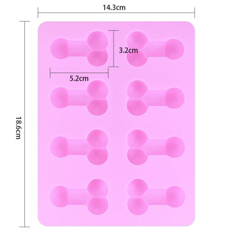 Foremki - Pecker Chocolate/Ice Tray