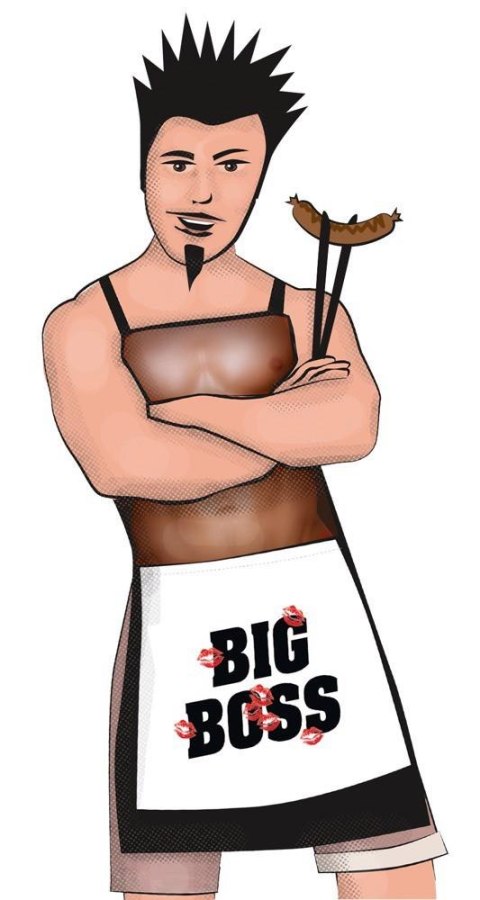Figlarny fartuch kuchenny CHEFCOCK Figlarny fartuch kuchenny CHEFCOCK