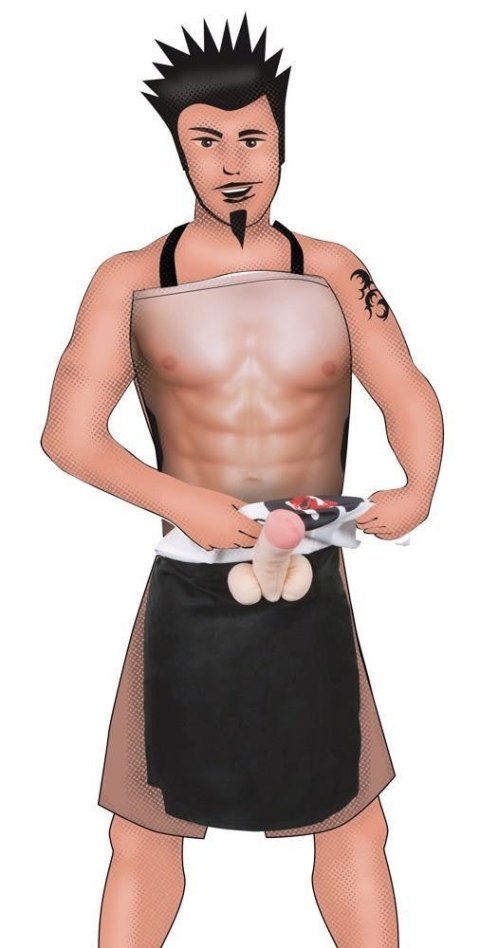 Figlarny fartuch kuchenny CHEFCOCK Figlarny fartuch kuchenny CHEFCOCK