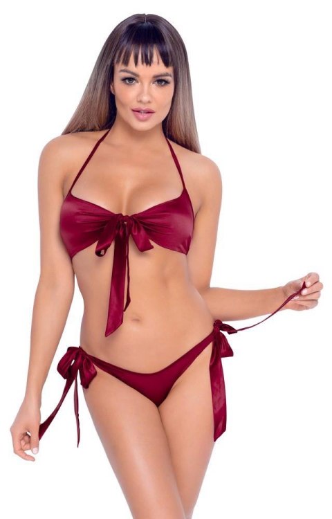 Cottelli - Komplet - Bra and Briefs red L/XL Cottelli - Komplet - Bra and Briefs red L/XL