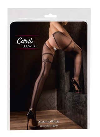 Cottelli - Rajstopy - Crotchless Tights S/M
