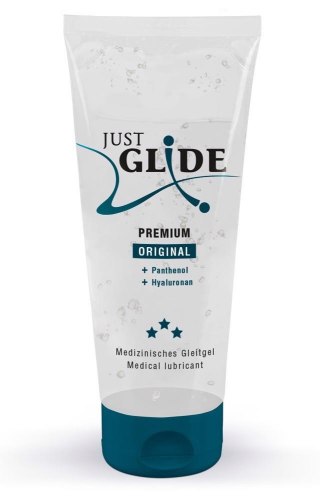 Just Glide - Lubrykant na bazie wody -  Premium 200 ml