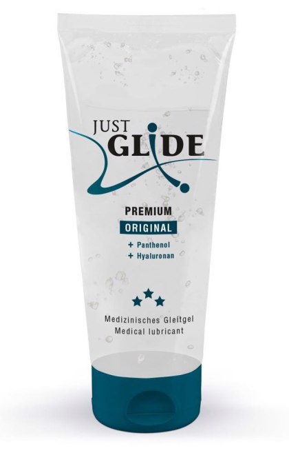 Just Glide - Lubrykant na bazie wody - Premium 200 ml
