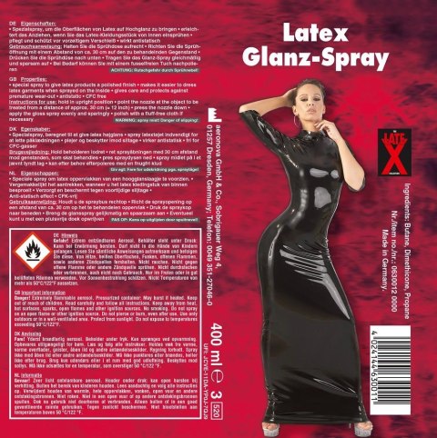 Latex - Spray nabłyszczający do latexu - Brilliance-Spray 400 ml Latex - Spray nabłyszczający do latexu - Brilliance-Spray 400 ml