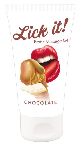 Lick it! - Żel do masażu - Chocolate 50 ml