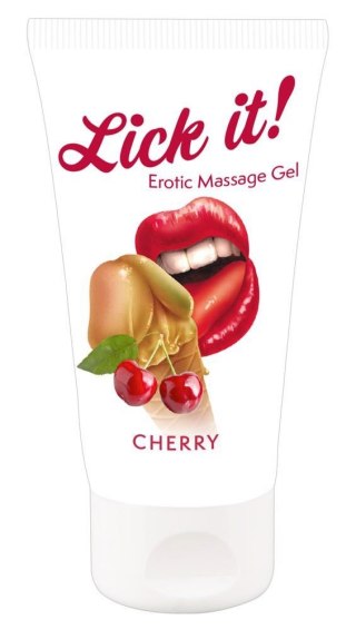 Lick it! - Żel do masażu - Wild Cherry 50 ml