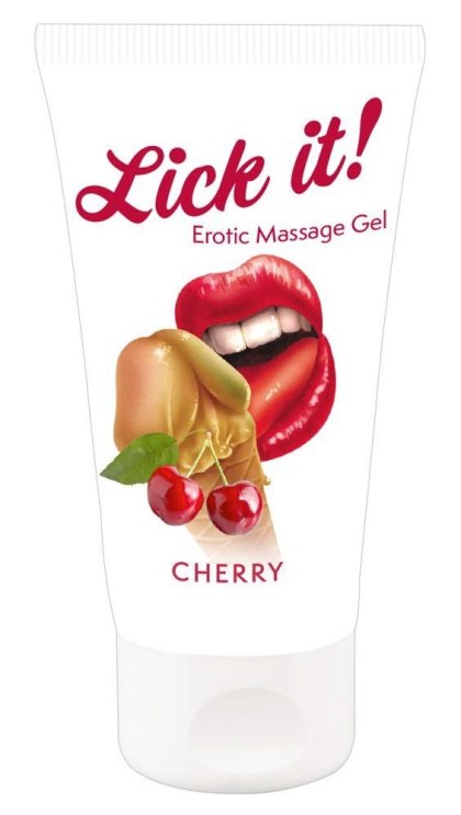 Lick it! - Żel do masażu - Wild Cherry 50 ml