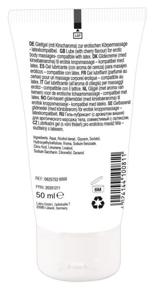 Lick it! - Żel do masażu - Wild Cherry 50 ml