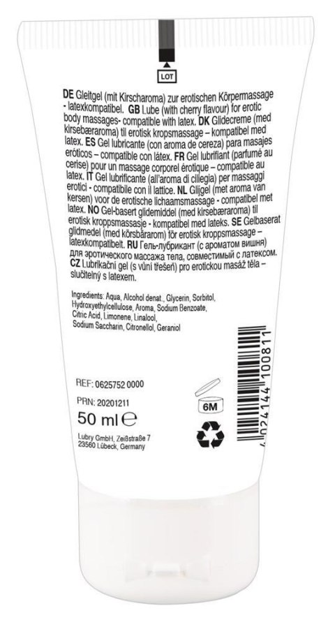 Lick it! - Żel do masażu - Wild Cherry 50 ml Lick it! - Żel do masażu - Wild Cherry 50 ml