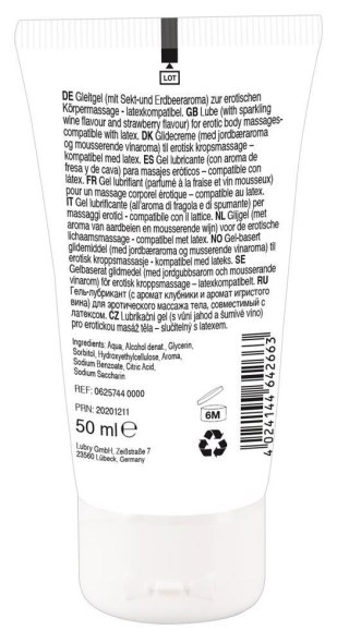 Lick it! - Żel do masażu - Wine-Strawberry 50 ml