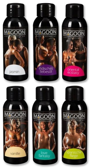 Magoon - Zestaw 6 olejeków do masażu - Magoon 50 ml