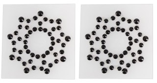 Cottelli - Naklejki na ciało - Nipple Stickers Rhinestone