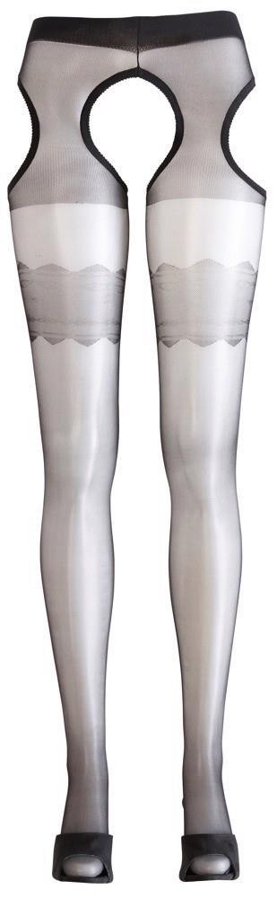 Cottelli - Rajstopy - Tights with garter XL Cottelli - Rajstopy - Tights with garter XL