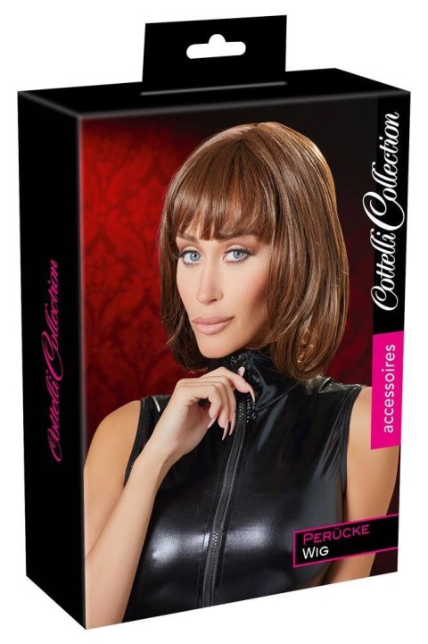 Cottelli - Peruka - Wig bob, brown Cottelli - Peruka - Wig bob, brown
