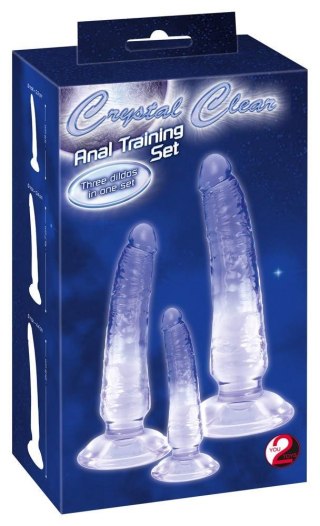 Zestaw 3 szt dildo - natural dildo set