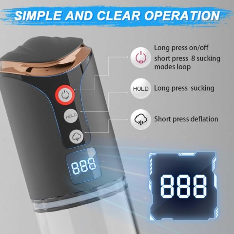Automatic Pump - 8 sucking modes,counting mode Automatic Pump - 8 sucking modes,counting mode