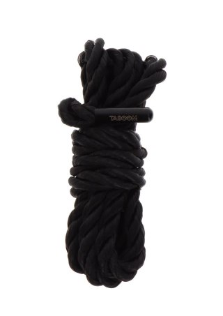 Lina do wiązania Taboom Bondage Rope 1.5 meter 7 mm Black