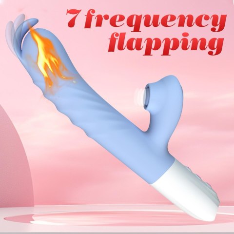 Silicone Vibrator 7 Powerful Modes - Flapping and 7 ThrustingHeating Silicone Vibrator 7 Powerful Modes - Flapping and 7 ThrustingHeating