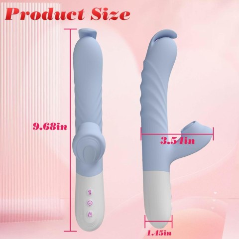 Silicone Vibrator 7 Powerful Modes - Flapping and 7 ThrustingHeating Silicone Vibrator 7 Powerful Modes - Flapping and 7 ThrustingHeating