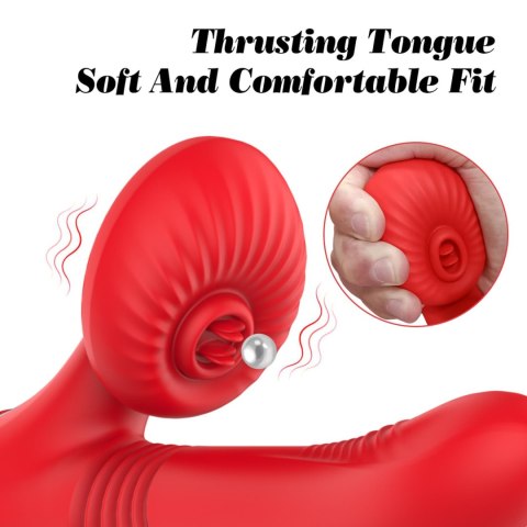 Silicone Vibrator 7 Powerful Modes - Licking,Thrusting and Heating