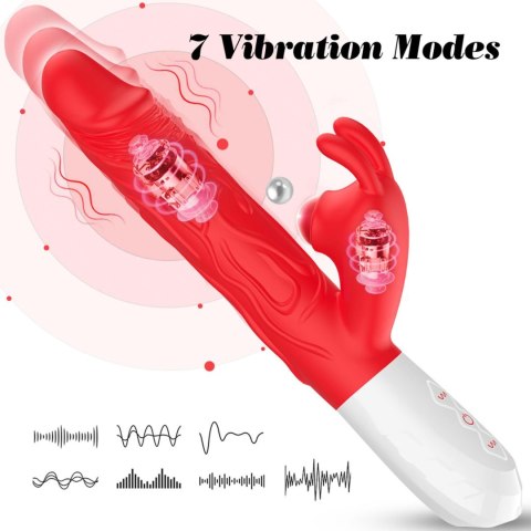 Silicone Vibrator 7 Vibration modes -10 thrusting and7 Flapping Silicone Vibrator 7 Vibration modes -10 thrusting and7 Flapping