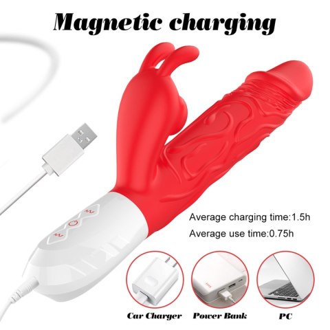 Silicone Vibrator 7 Vibration modes -10 thrusting and7 Flapping Silicone Vibrator 7 Vibration modes -10 thrusting and7 Flapping