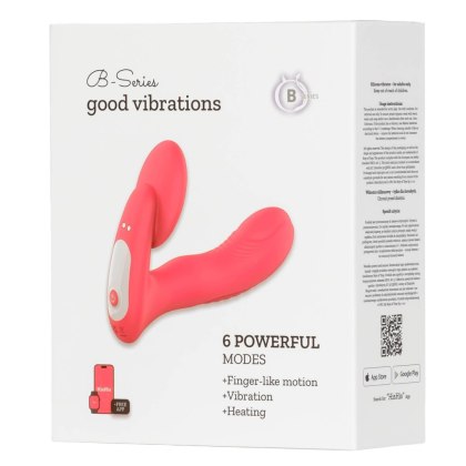 Silicone vibrator 3 speeds, 6 frequencies,Finger function,Heating + APP control