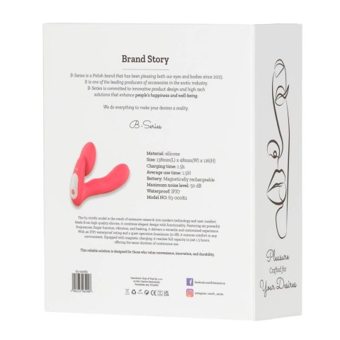 Silicone vibrator 3 speeds, 6 frequencies,Finger function,Heating + APP control Silicone vibrator 3 speeds, 6 frequencies,Finger function,Heating + APP control
