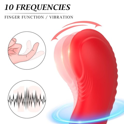 Silicone vibrator 3 speeds, 6 frequencies,Finger function,Heating + APP control Silicone vibrator 3 speeds, 6 frequencies,Finger function,Heating + APP control