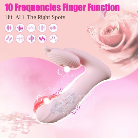 Silicone vibrator 3 speeds, 6 frequenciesFinger function, Heating + APP control Silicone vibrator 3 speeds, 6 frequenciesFinger function, Heating + APP control
