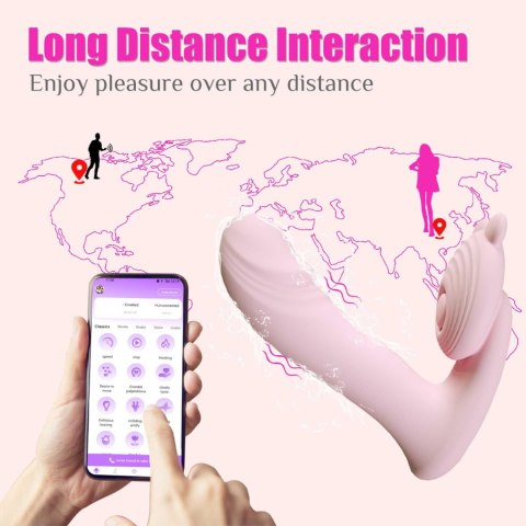 Silicone vibrator 3 speeds, 6 frequenciesFinger function, Heating + APP control Silicone vibrator 3 speeds, 6 frequenciesFinger function, Heating + APP control