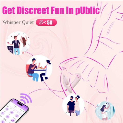 Silicone vibrator 3 speeds, 6 frequenciesFinger function, Heating + APP control Silicone vibrator 3 speeds, 6 frequenciesFinger function, Heating + APP control