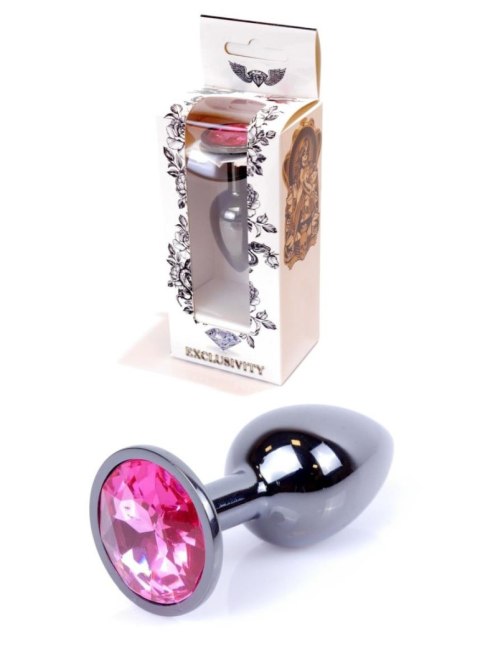 Plug - Jewellery Dark Silver PLUG - Pink