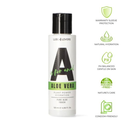 A is for Aloe Vera - Anal Lubricant with Aloe 120 ml A is for Aloe Vera - Anal Lubricant with Aloe 120 ml