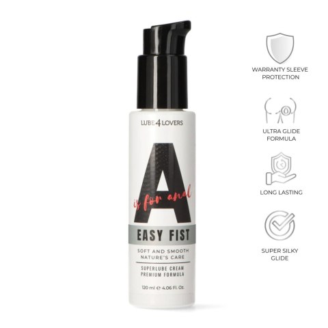 A is for Easy Fist - Creamy Anal Lubricant 120 ml A is for Easy Fist - Creamy Anal Lubricant 120 ml