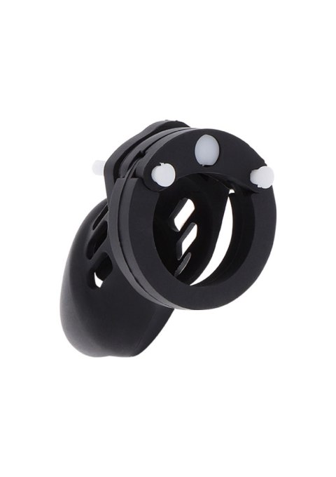 Klatka na penisa - Chastity Cock Cage Silicone S Black Klatka na penisa - Chastity Cock Cage Silicone S Black