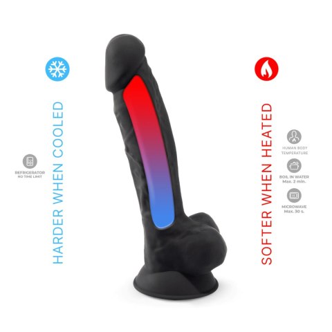 Dildo - Black Model 1 (8'') Dildo - Black Model 1 (8'')