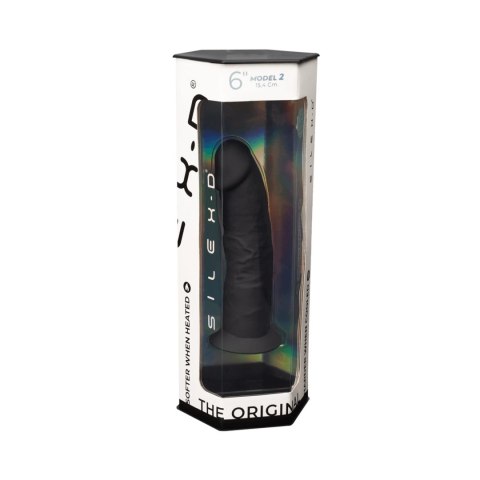 Dildo - Black Model 2 (6'') Dildo - Black Model 2 (6'')