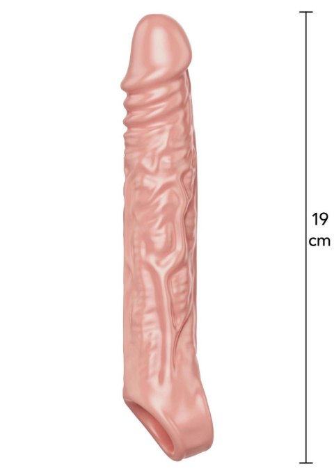 Nakładka przedłużająca penisa - Extension Sleeve Large Light skin tone Nakładka przedłużająca penisa - Extension Sleeve Large Light skin tone