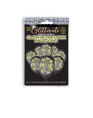 Balony świecące w ciemności - Glitterati Disco Glow Balloons