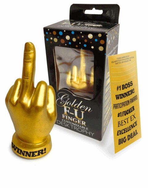 Trofeum - Golden F-U Finger Trophy Trofeum - Golden F-U Finger Trophy