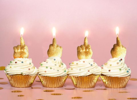 Świeczki - Happy F'ing Birthday Candle Set