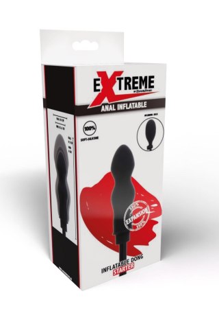 Korek analny pompowany - Inflatable Bulb Plug Starter Black