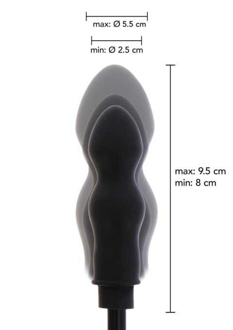 Korek analny pompowany - Inflatable Bulb Plug Starter Black Korek analny pompowany - Inflatable Bulb Plug Starter Black