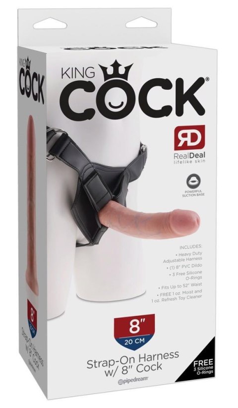 King Cock Strap-On 8" - 20 cm King Cock Strap-On 8" - 20 cm