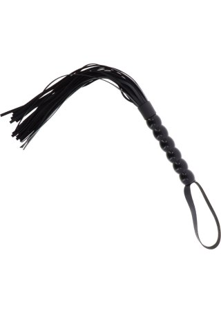 Pejcz - Long Beaded Flogger Whip Black