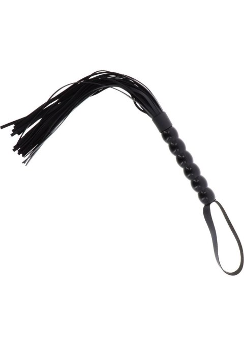 Pejcz - Long Beaded Flogger Whip Black Pejcz - Long Beaded Flogger Whip Black