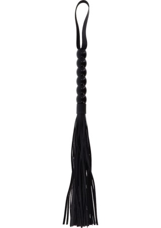 Pejcz - Long Beaded Flogger Whip Black
