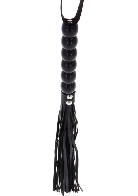 Pejcz - Long Beaded Flogger Whip Black Pejcz - Long Beaded Flogger Whip Black