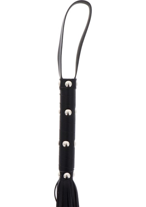 Pejcz - Long Studded Flogger Whip Black Pejcz - Long Studded Flogger Whip Black